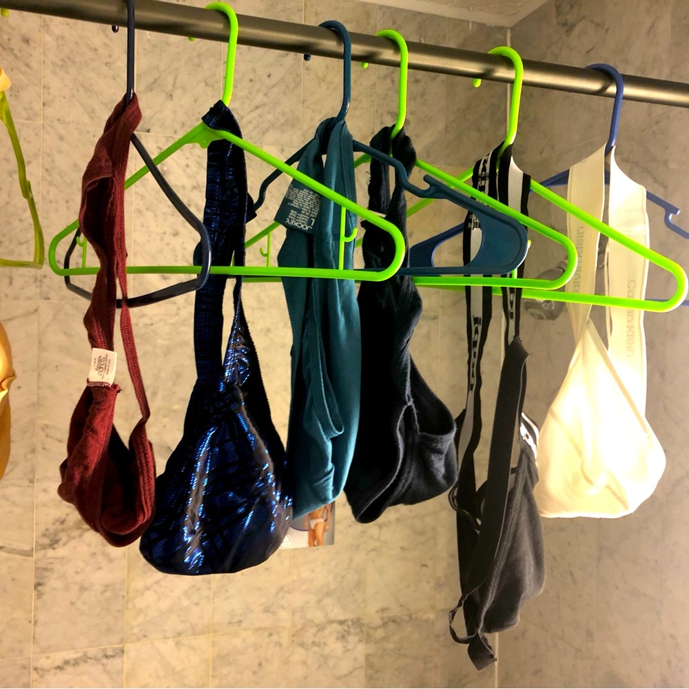 Thong collection   5 thongs/jocks.